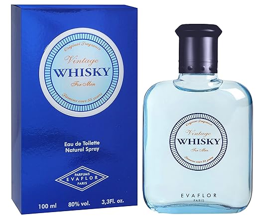 Evaflor Whisky EDT for Men, Vintage, 100ml