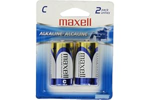 Maxell Alkaline LR14 2BP C Cell 2-Pack Battery 723320