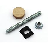 Stair Rail Bolt Kit, Handrail Fitting Hardware (Paint Grade, Set of 10)