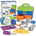 Learning Resources New Sprouts All-in-One Toolbox, 18 Pieces, Ages 2+, Toddler Activities, Preschool Learning Activites, Montessori Toys