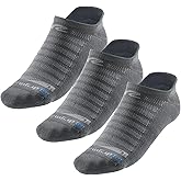 R-Gear Drymax No Show Running Socks For Men and Women, Light Cushion | Breathable, Moisture Control & Anti Blister | 3 Pack