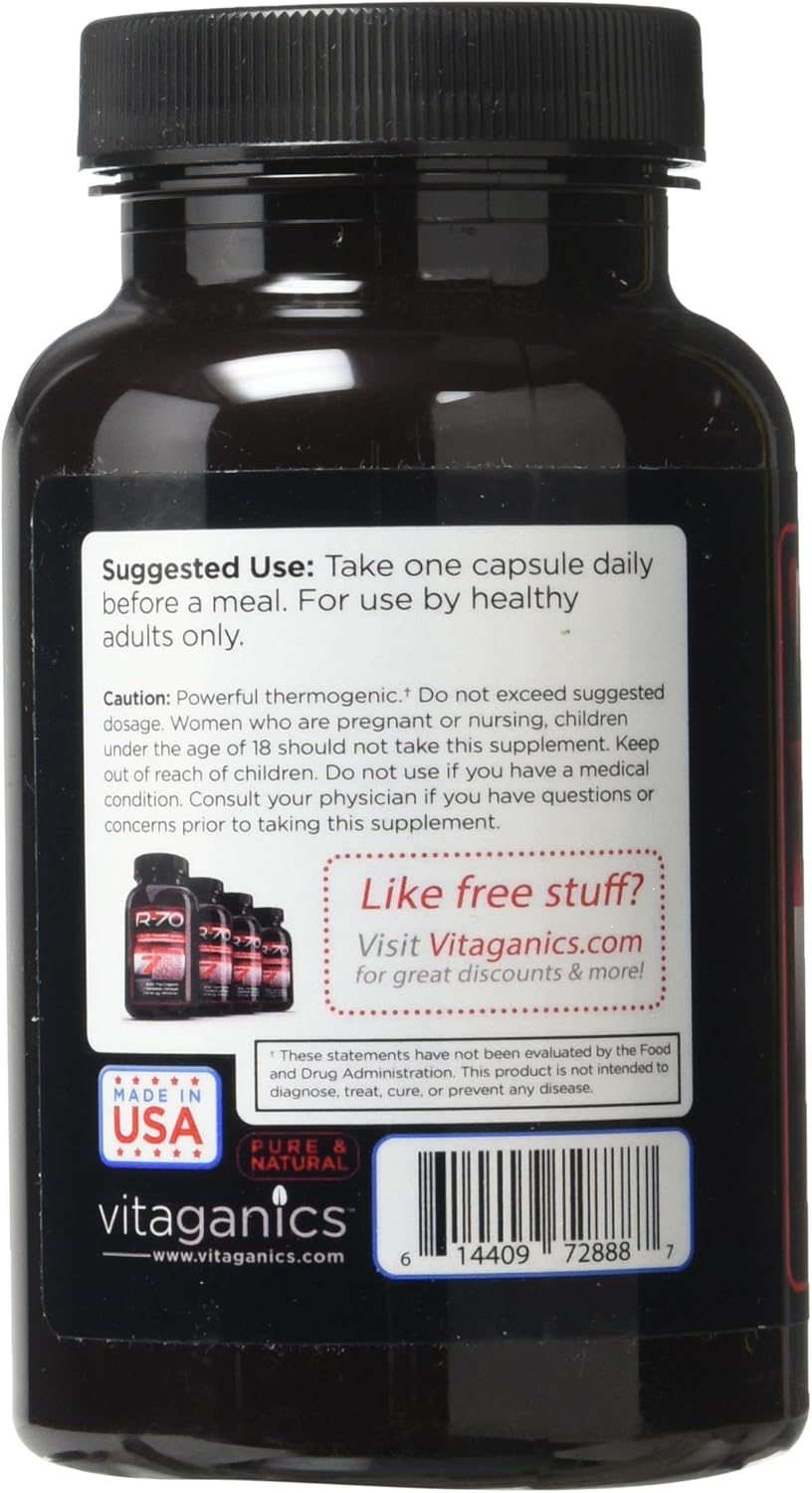 R70 Thermogenic Metabolizer Diet Pill, Weight Loss Pills for All Body