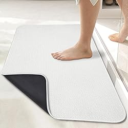 Bath Mat,Ultra Thin Bathroom Runner Rugs,Large Bath