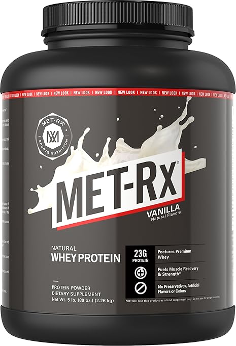 MET-Rx® Natural Whey Vanilla, 5 pound