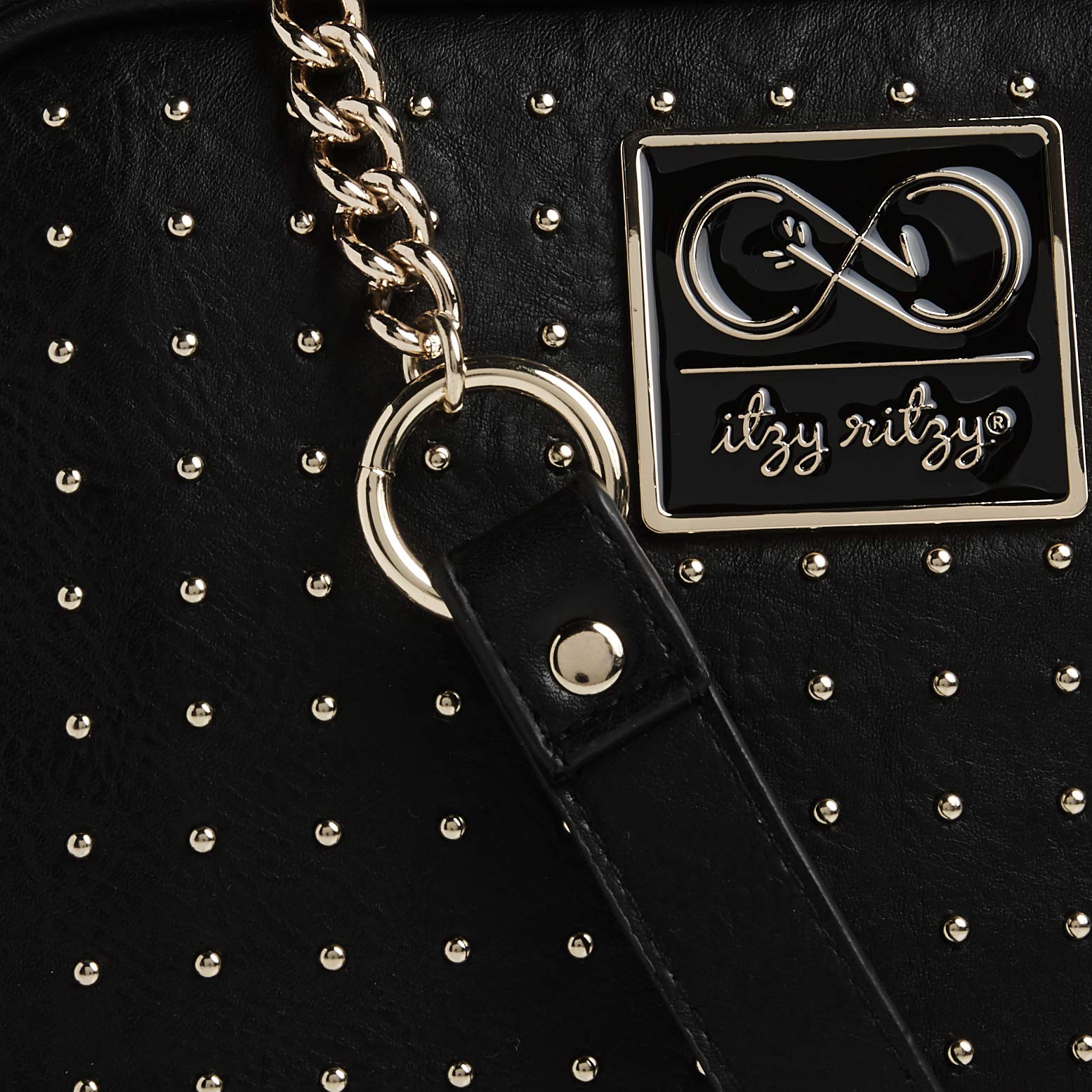 Chelsea + Cole for Itzy Ritzy Studded Double Take Crossbody Diaper Bag