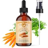 Natural Born Oils Carrot Seed Oil, 4oz, Organic, Cold-Pressed, Antioxidant-Rich, Perfect for Skin Revitalization, Hair Health