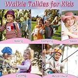 DQMOON 2PCS Unicorn Walkie Talkies for Girls Age 3-9 Kids Outdoor Toys Birthday view 6