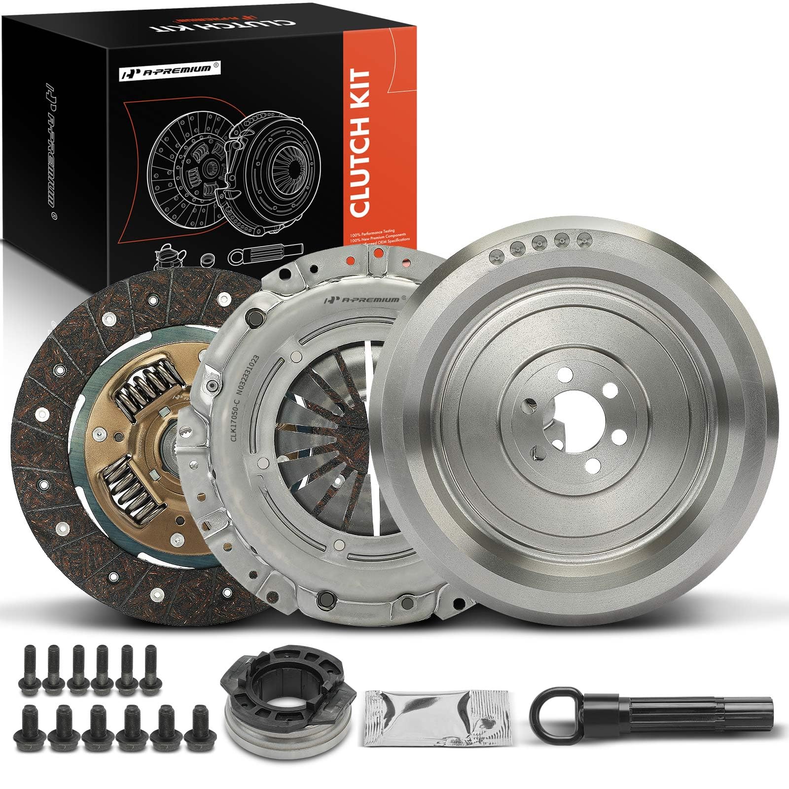 Photo 1 of A-Premium Transmission Clutch Kit Set with Flywheel Compatible with Volkswagen Jetta 1999-2005, Golf 1999-2006, Beetle 1998-2006 & TT 2000-2006, 1.8L 1.9L