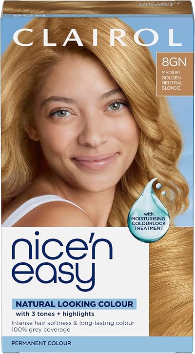 Clairol Nice’n Easy Crème 8GN Medium Golden Neutral Blonde 177ml