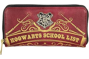 Harry Potter Hogwarts School List Zip Around Wallet