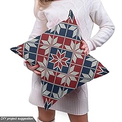 Ambesonne Nordic Fabric by The Yard, Wool Knit