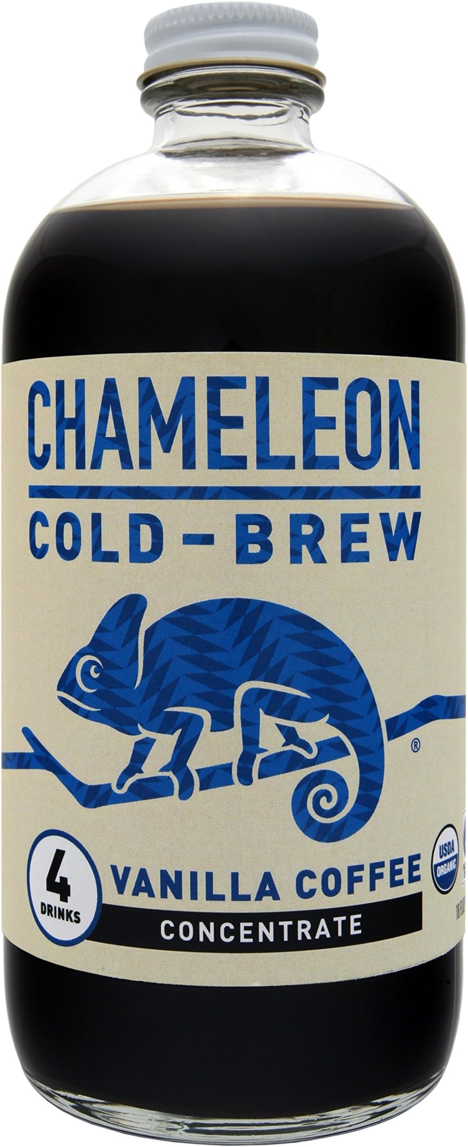 Chameleon Cold-Brew Coffee Concentrate 16 oz Vanilla and Mocha, 2 Pack