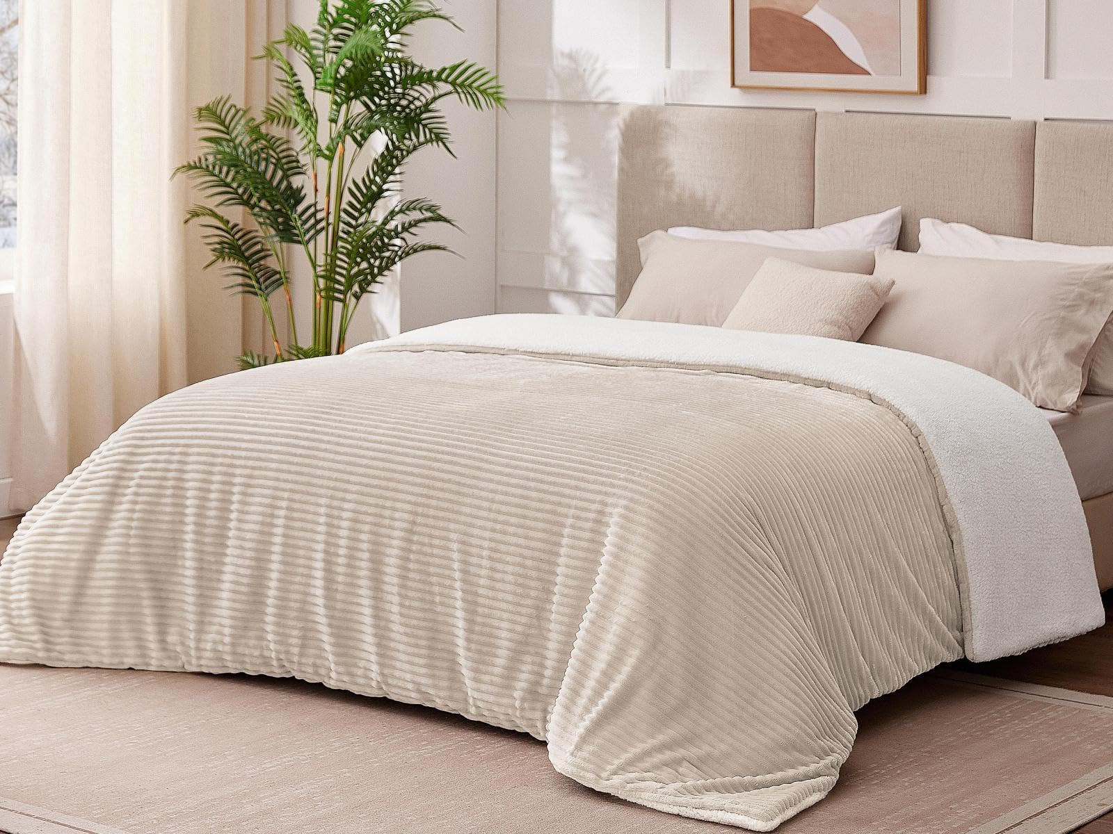 Sherpa Blankets Queen Size - Fleece Queen Blanket