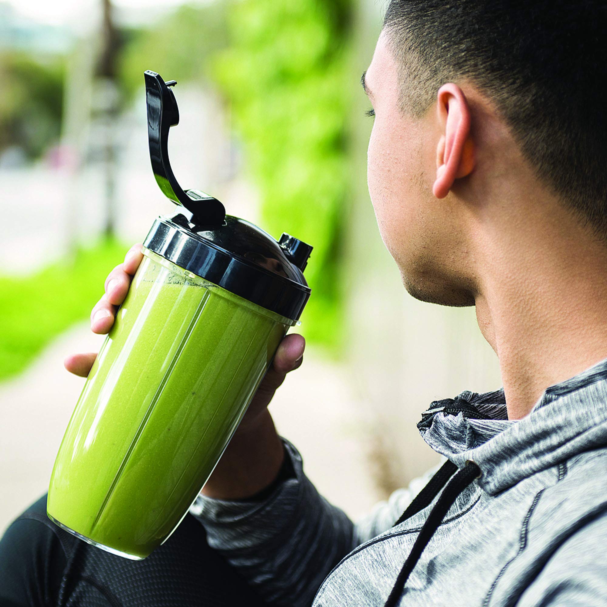 NutriBullet 1000 Watt PRIME Edition, sistema de licuadora/mezclador de alta velocidad de 12 piezas, incluye taza aislada de acero inoxidable y libro de recetas