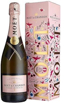 Moet & Chandon Rosé Imperial Emoji Edition mit Geschenkverpackung (1 x 0.75 l)