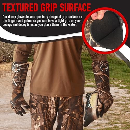 Decoy Gloves Waterfowl Insulated, Wader Gloves Duck Hunting