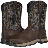 Ariat Rebar Flex Western Waterproof Composite Toe Work Boots &ndash; Men&rsquo;s Square Toe Western Work Boot