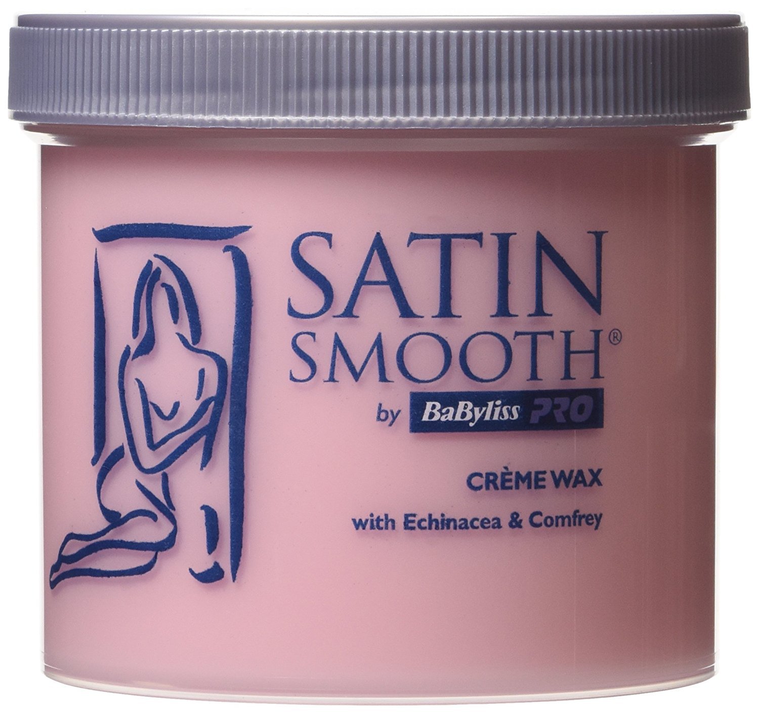 BaByliss Pro - Satin Smooth Pink Creme Wax With Echinecea & Comfrey 425g