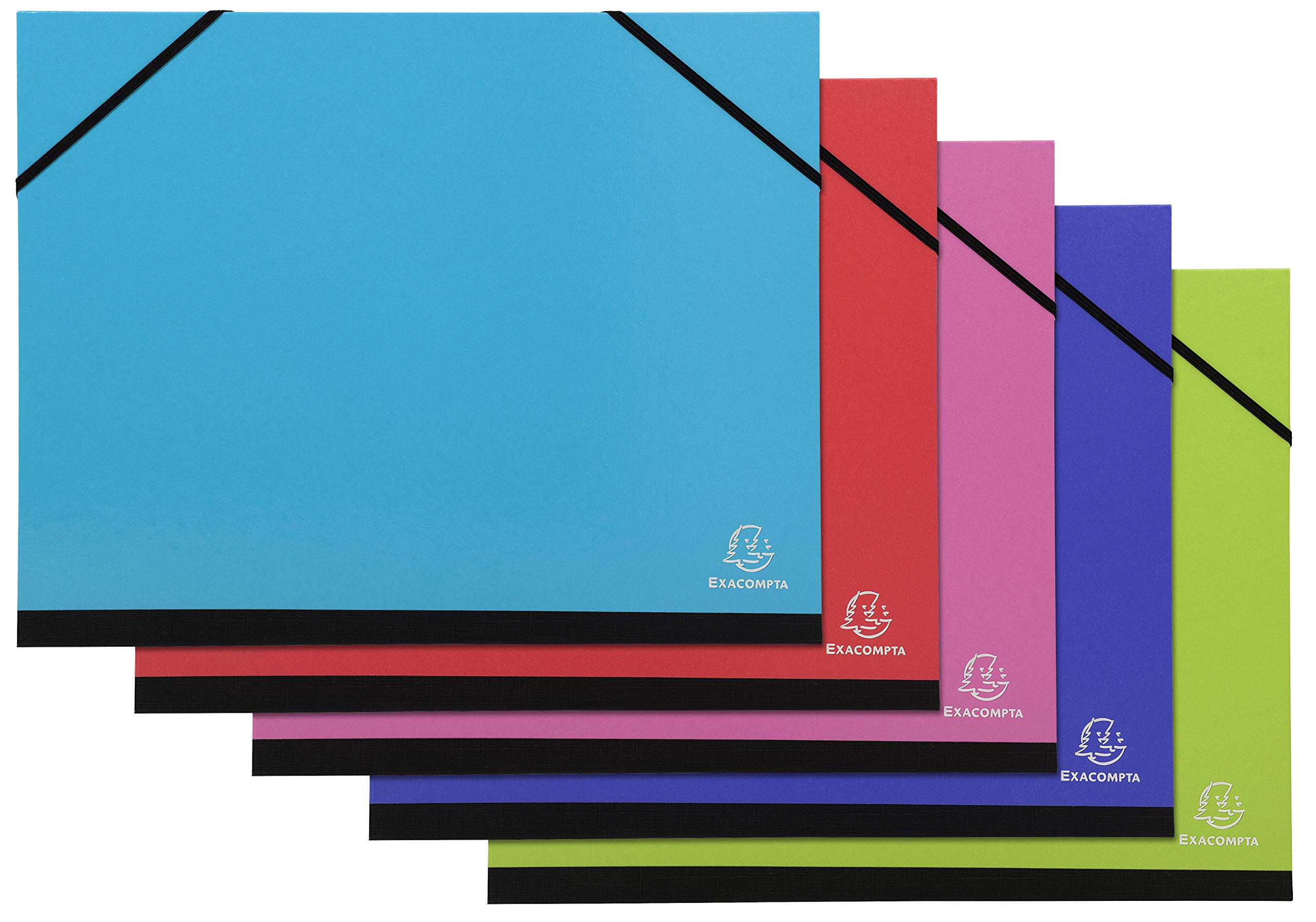 Exacompta - Ref. 25529E - 1 Iderama drawing board - with rubber bands - white paper inside - canvas back - dimensions 28 x 38 cm - size to file B4 (250 x 353 mm) - random colors