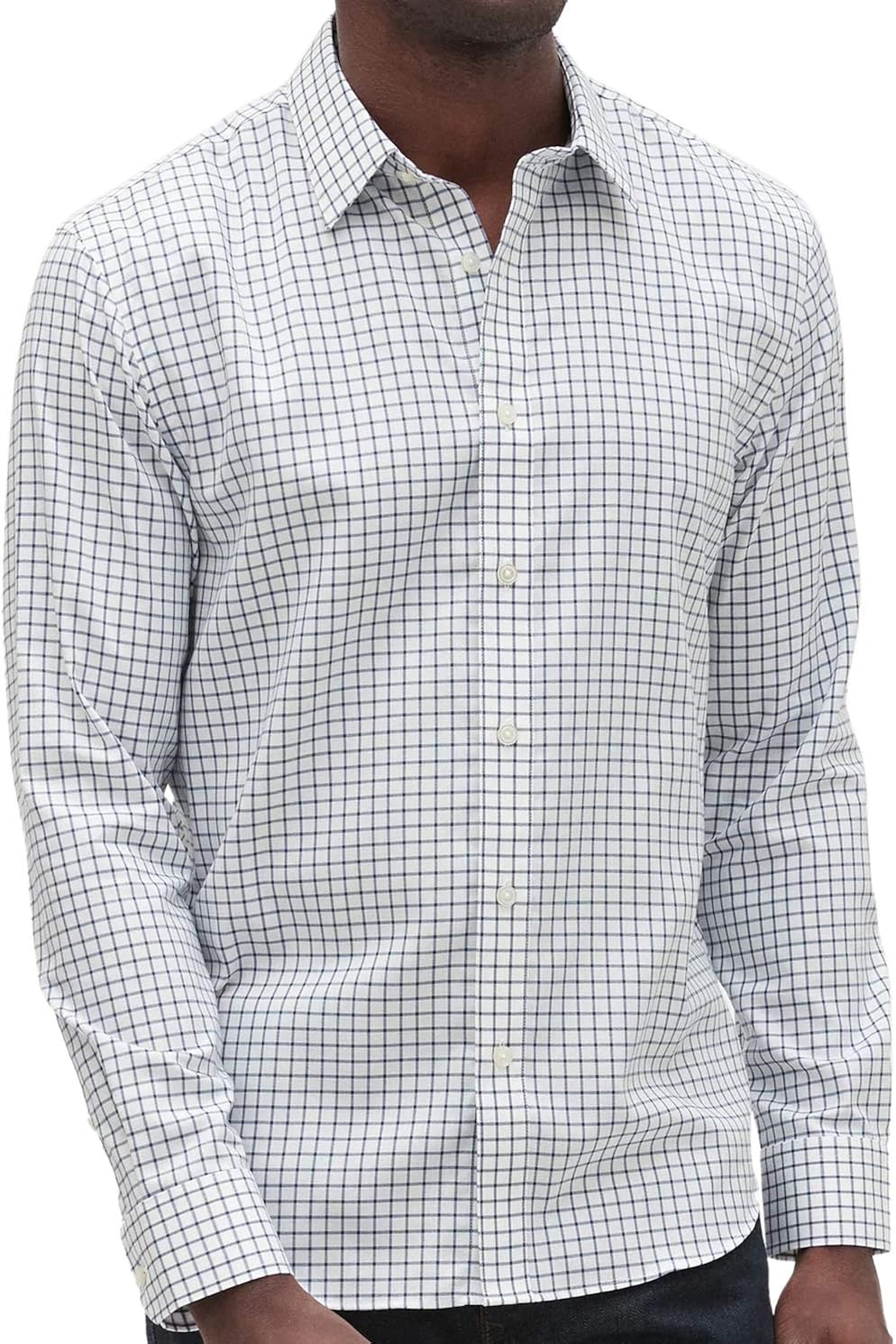 banana republic men's untucked shirts