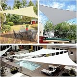 RICHIE Sun Shade Sail Triangle 3x3x4.25m Waterproof UV 98% Patio Canopy view 5