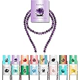 Vinswet 90pcs 4mm Amethyst Natural Stone Beads Round Genuine Real Stone Beading Loose Gemstones DIY Smooth Bead for Bracelet Necklace Earrings Jewelry Making