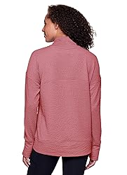 RBX Women's Lightweight Sweater Relaxed Mock Neck