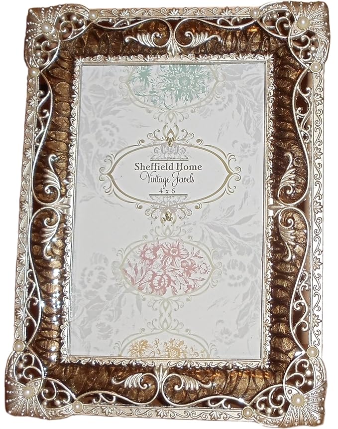 Sheffield Home Vintage Jewels Brown Jewel Cluster 4" x 6