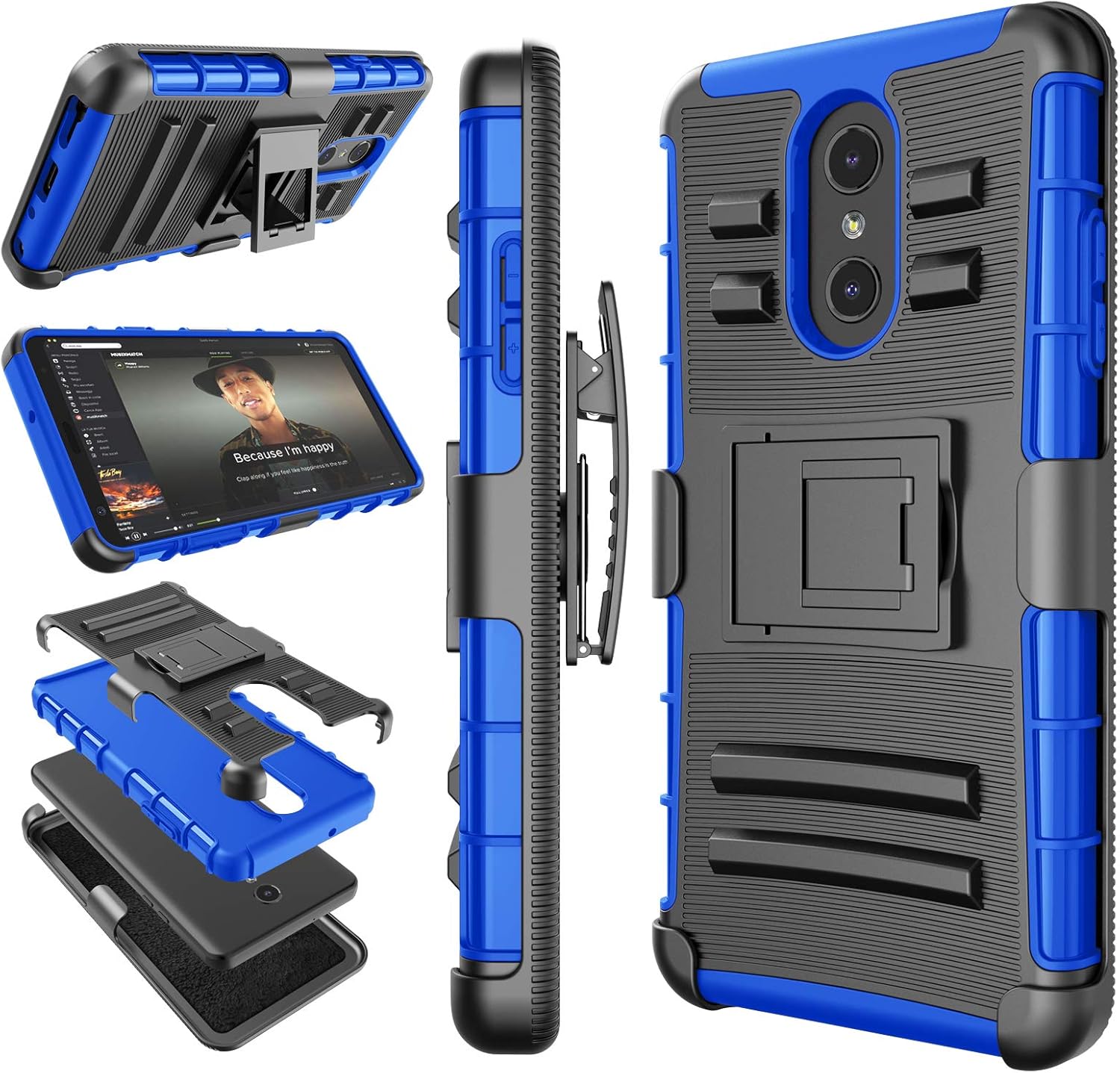 Best Oeago Lg Stylo 2 Blue Case