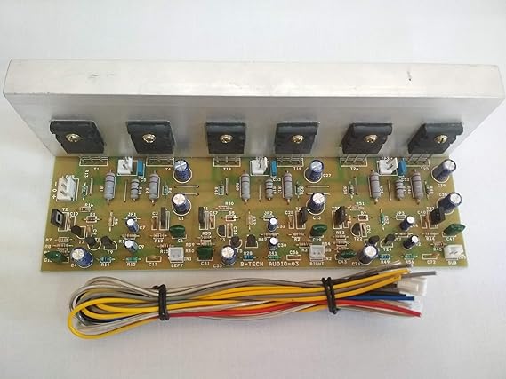 B-Tech Audio 150+150+150 Watt Total 450 Watt Home Theater Audio Amplifier Board