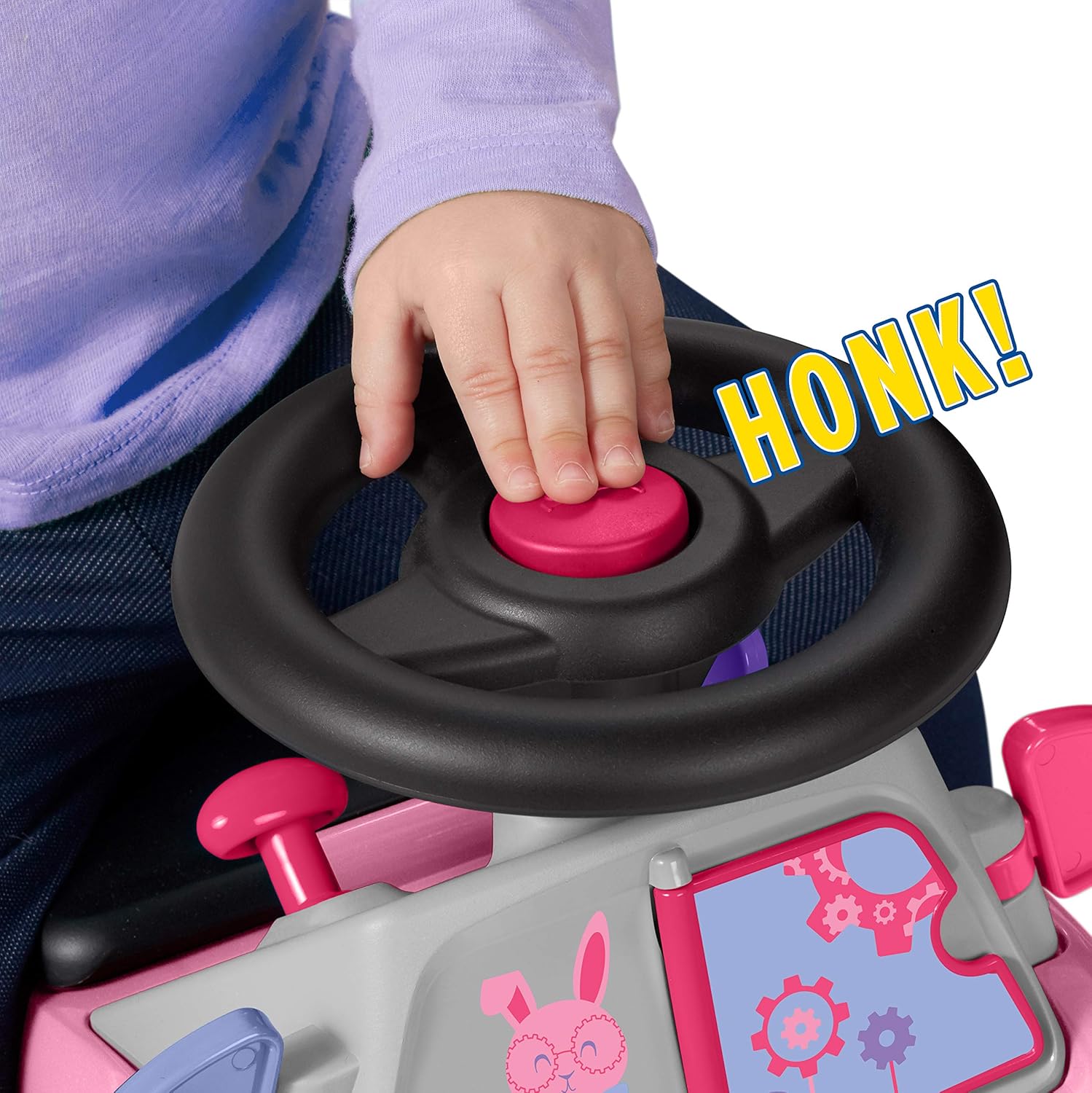 Radio Flyer Creativity Car, Sit to Stand Toddler Ride On Toy, Ages 1-3: Toys & Games