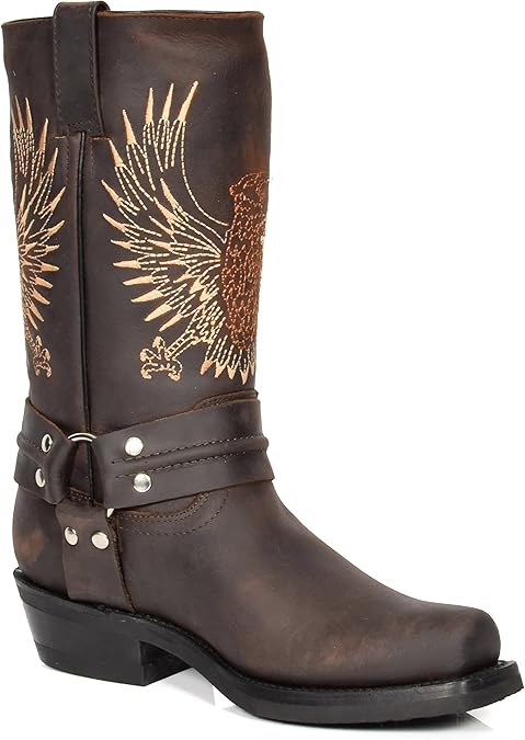 Arat Slversmth Chaussons à bout carré pour homme - 7 / Châtagne