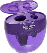Swordfish The Triple Three Hole Pencil Sharpener Purple 8-16 mm 40228s view 3