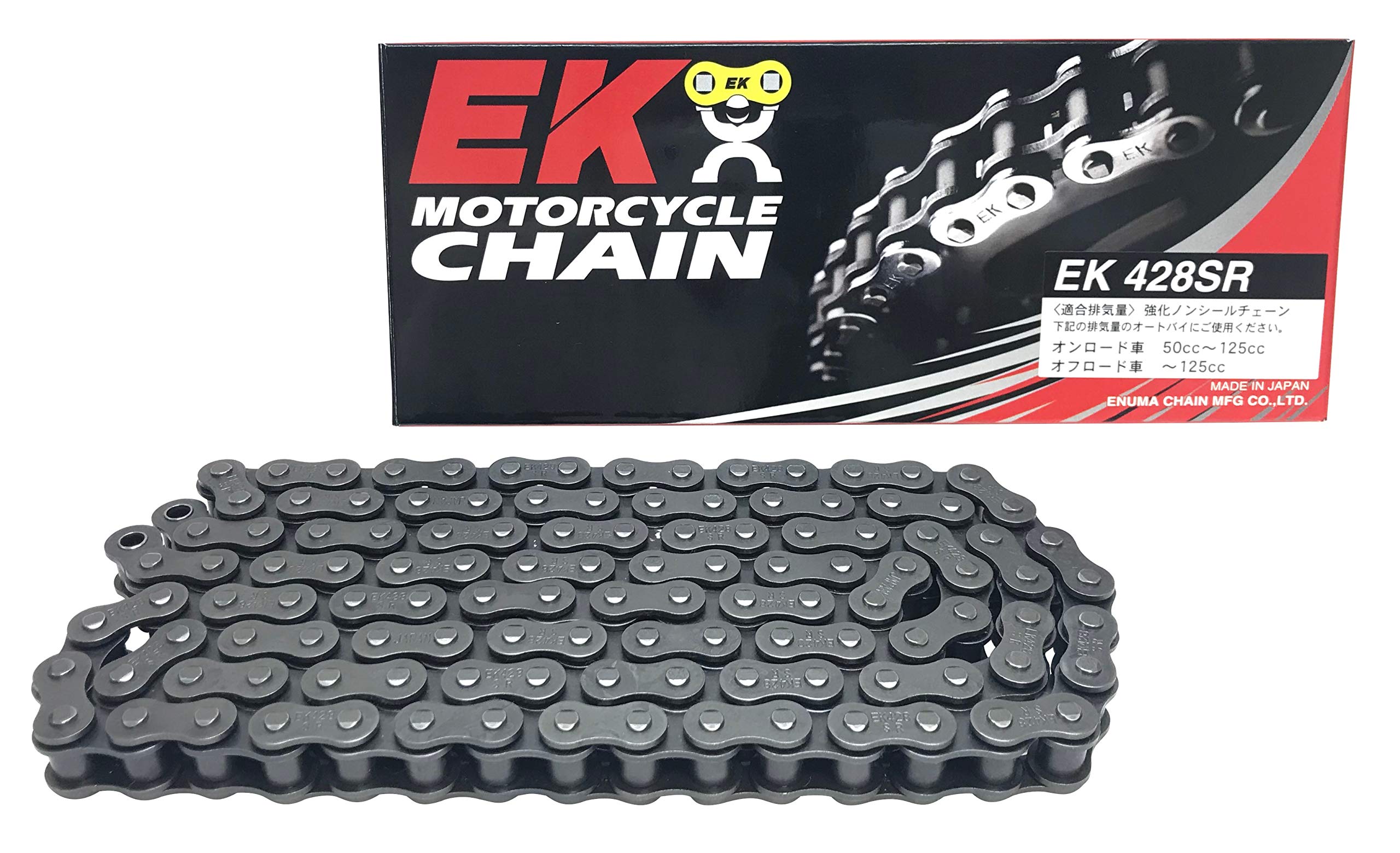 EK バイク用チェーン 428SR スチール 82L SPJ クリップジョイントの商品画像