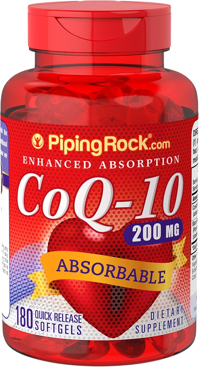 Co Q10 200mg 180 Softgels Health & Personal Care