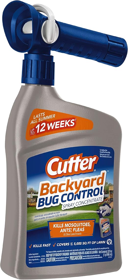 Cutter Backyard Bug Control Spray Concentrate, 32Ounce, 6