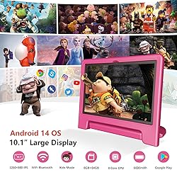 ITDULCET Kids Tablet, 10 inch Android 14 Tablet for