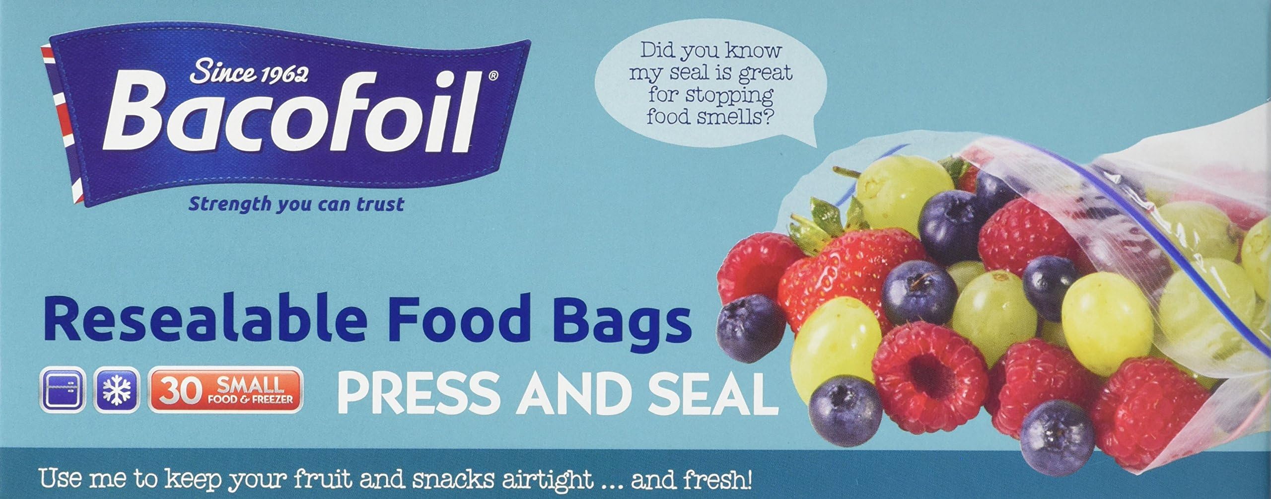 Baco Small Press & Seal Freezer Bags(Pack of 10, Total 300 Bags)