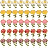 40 Pcs Marigold Enamel Pin Bulk Diwali Gifts for Women Elegant Brooch Accessories Lapel Pins for Birthday Hats Backpack Cloth