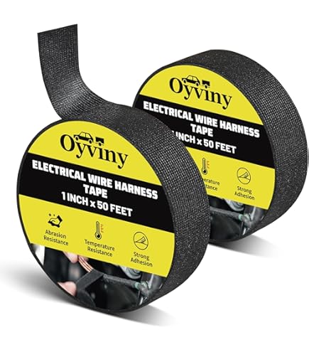 Lot De 2 Rouleaux De Ruban Adhésif électrique En Tissu Pour