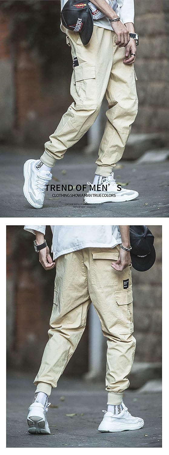 korean cargo pants mens