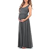 Women's Ruched Sleeveless Maternity Dress by Mother