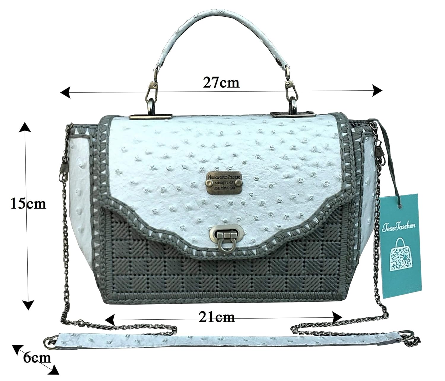 patterned designer bags