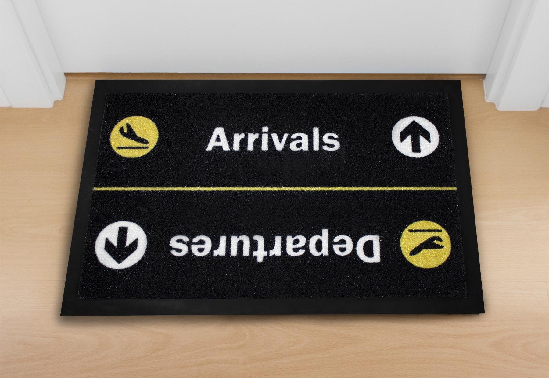Arrivals/Departures Doormat