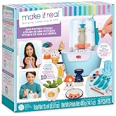 Make It Real Mini Pottery Studio - 26-Piece DIY Pottery Kit with Mess-Free Air Dry Clay - Create 10 Miniature Projects, Beginner to Master Levels - Innovative Centering Tool - Great for Kids Ages 8