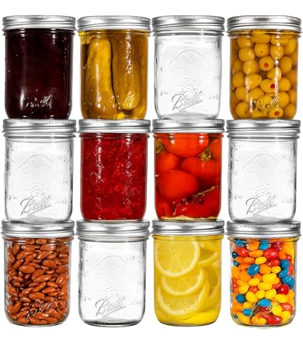 Amazon.com: Ball 66000 1 Pint Wide Mouth Can Or Freeze Canning