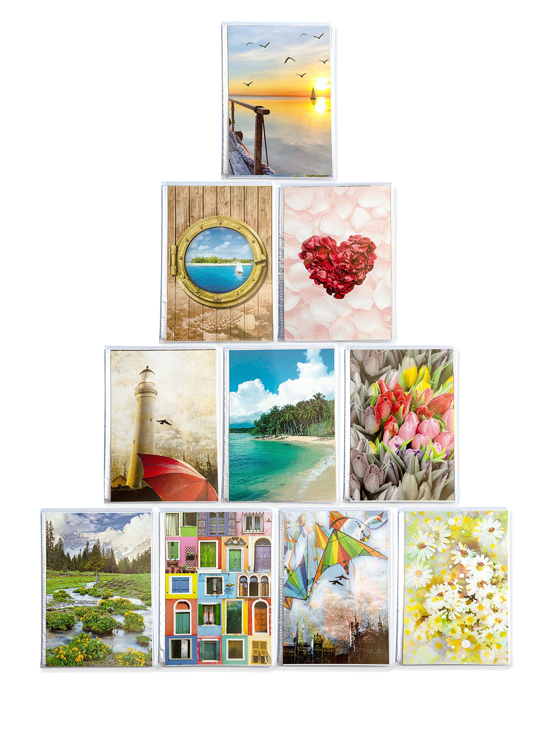 Poesia & Ritratto 10 photo albums 10x15, 20 pockets for 40 prints. Total 400 photos. Cover and back cover customizable with Memo. Quality material and workman Made in Italy. (10x15/40)