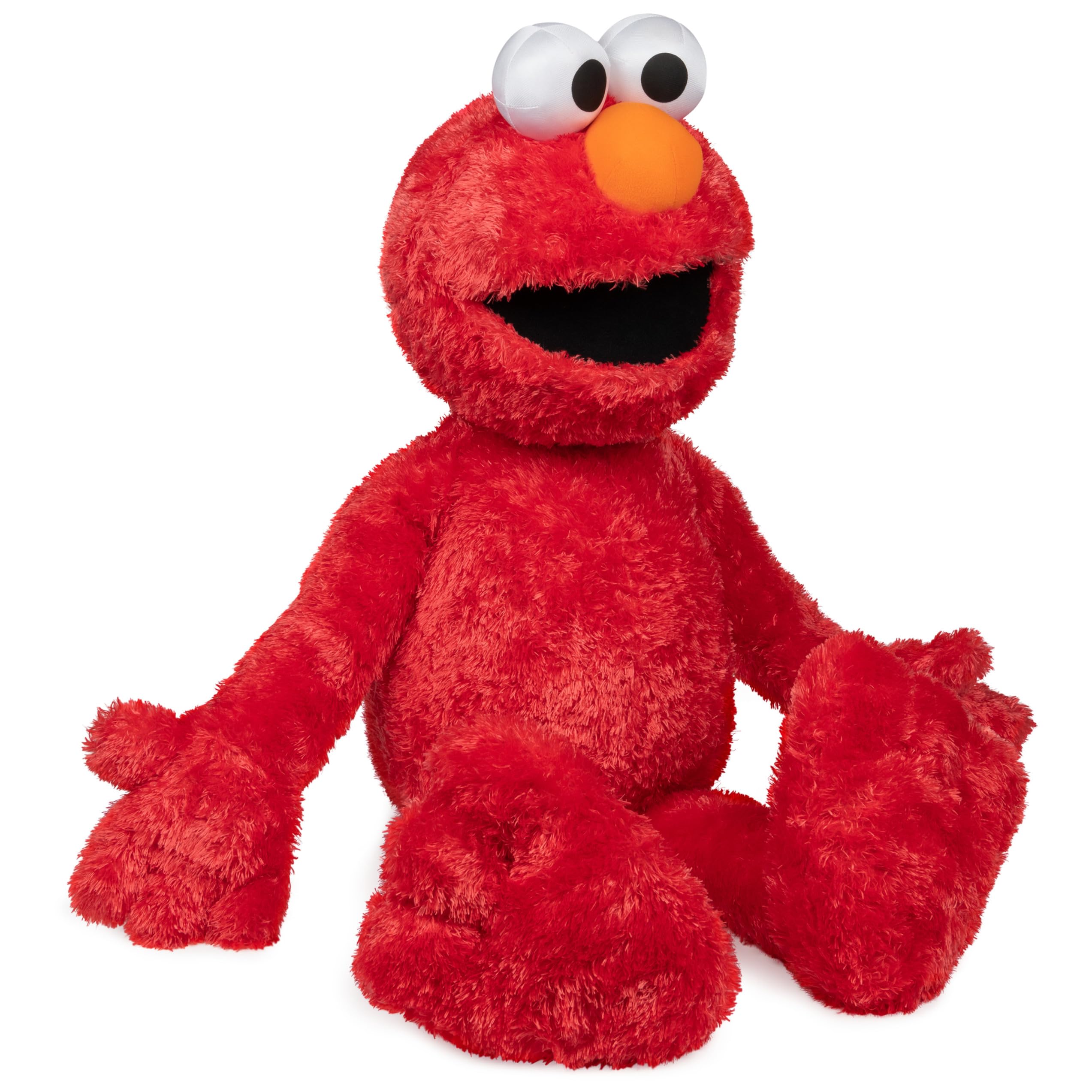 GUND Sesame Street Official Jumbo Size Elmo Muppet Plush, Premium Plush Toy for Ages 1 & Up, Red, 41”