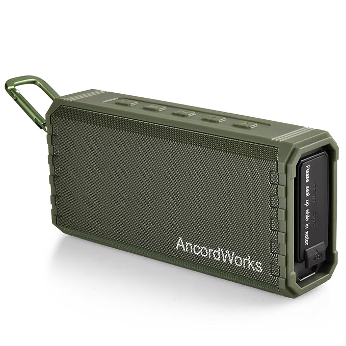 AncordWorks Portable Bluetooth Speaker HiFi Sound Bass Enhance 20