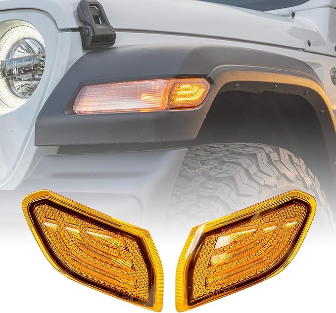 LED Turn Signal Marker Light Replacement for Jeep 2018